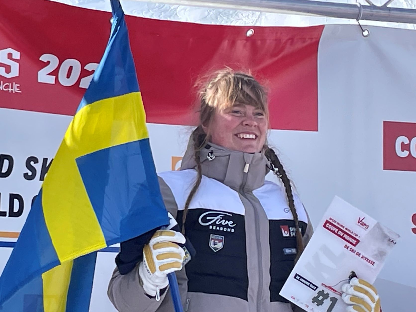 Britta Backlund vann vc premiären